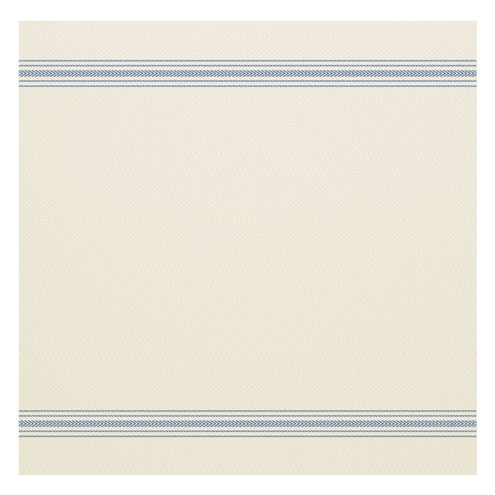 Hoffmaster FP1313 FashnPoint Blue and White Dishtowel Printed Flat Pack Napkin, Ultra Ply, 15 1/2" x 15 1/2" (3 Packs of 250)