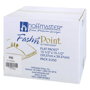 Hoffmaster FP1313 FashnPoint Blue and White Dishtowel Printed Flat Pack Napkin, Ultra Ply, 15 1/2" x 15 1/2" (3 Packs of 250) view 3