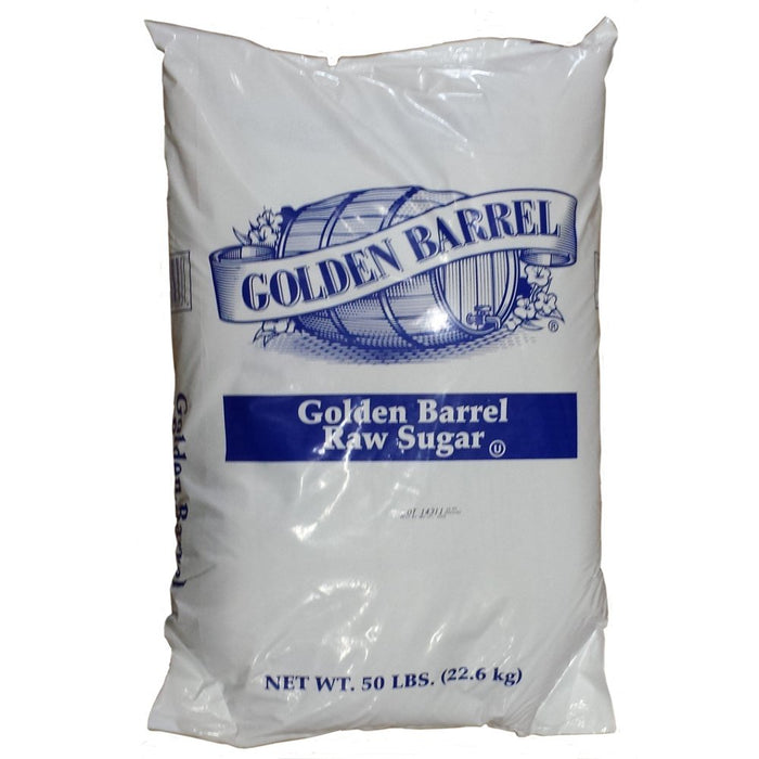 Golden Barrel Raw Cane Sugar Bulk - 5lbs of USA-Sourced Blond Granulated Sugar - GMO-Free, Vegan-Friendly, Pure Cane Natural Sweetener for Baking, Cooking, & Beverages - Lightly Refined with Rich Flavor
