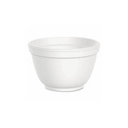 DART 6B12 Foam Container, 6 oz, White, Squat, 1000 count