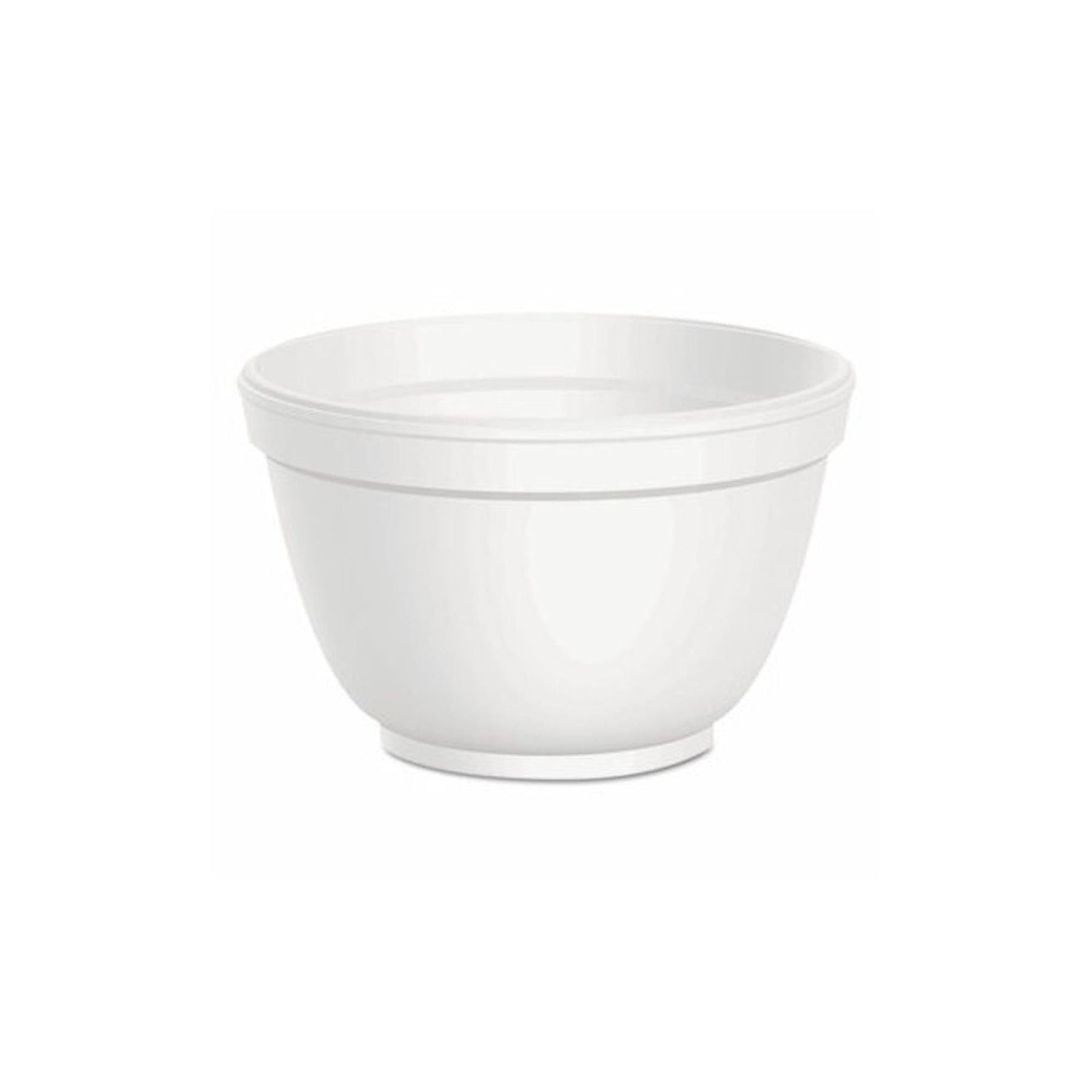 DART 6B12 Foam Container, 6 oz, White, Squat, 1000 count
