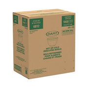 DART 6B12 Foam Container, 6 oz, White, Squat, 1000 count view 3