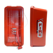 Cato 10551-H Red Plastic Chief Fire Extinguisher Cabinet for 2-1/2 or 5 lb. Extinguisher, with Hammer and Cylinder Lock view 5