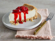 Sliced strawberry topping view 2
