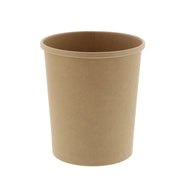 Royal 32 Ounce Kraft Paper Food Container and Lid Combo, Package of 250 view 3
