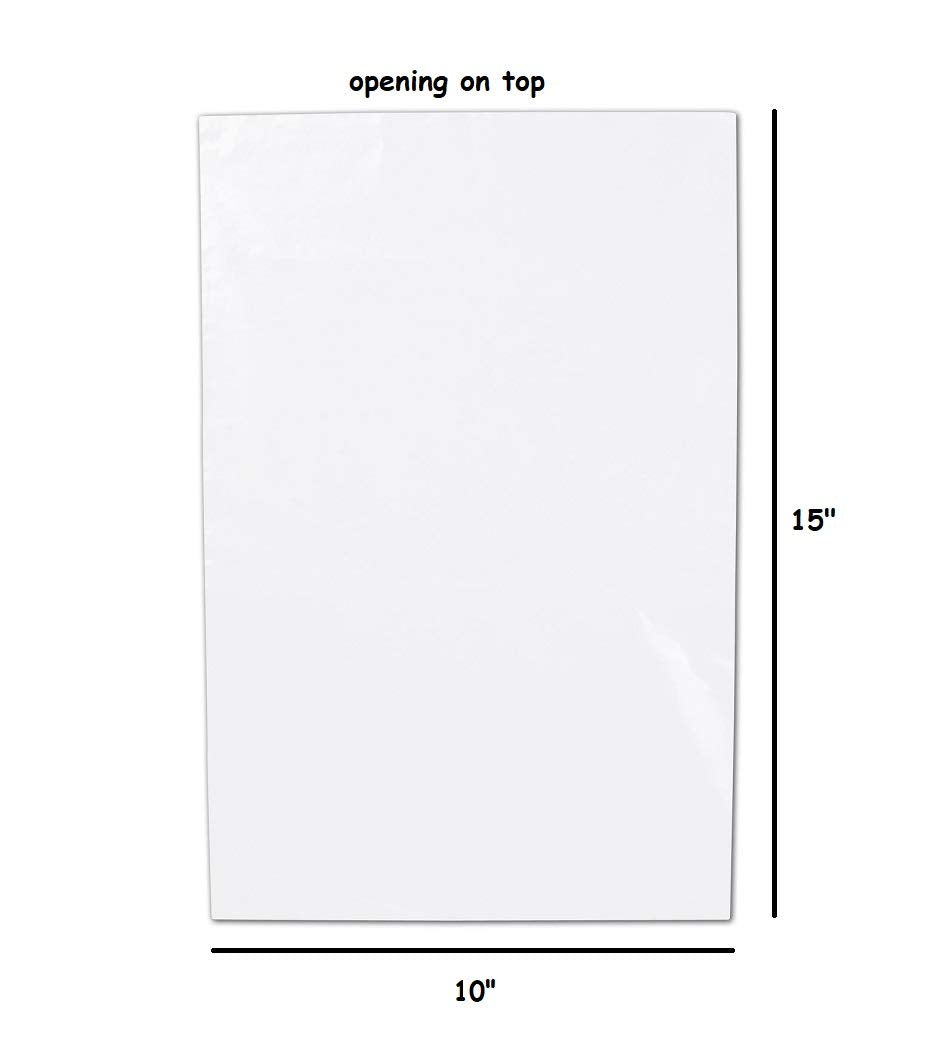 Plastic Roll Bags 10"x15", HDPE Produce Roll, 1 Roll 620 Bags view 3