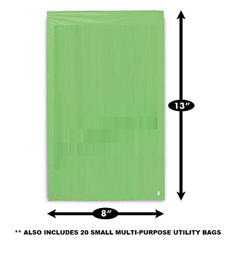 Plastic Roll Bags 10"x15", HDPE Produce Roll, 1 Roll 620 Bags view 7