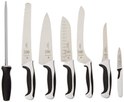 Mercer Culinary Millennia 8-Piece Knife Roll Set, White Handles view 2