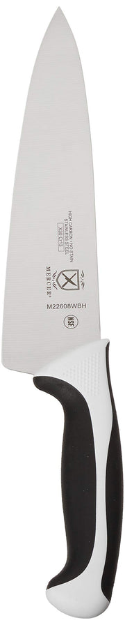 Mercer Culinary Millennia 8-Piece Knife Roll Set, White Handles view 4