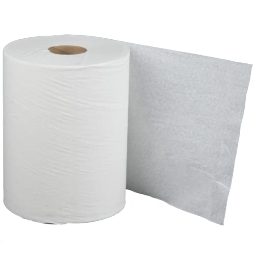 Merfin Hardwound Roll Towel Dispenser Paper Towels -Bulk Case for Business, Dispenser Paper Towel Rolls, SKU 550, (Case of 6)