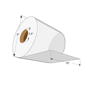 Merfin Hardwound Roll Towel Dispenser Paper Towels -Bulk Case for Business, Dispenser Paper Towel Rolls, SKU 550, (Case of 6) view 3