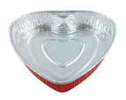 Handi-Foil Red Aluminum Heart Shaped Valentine Foil Cake Pan w/Clear Dome Lid (pack of 100) view 5