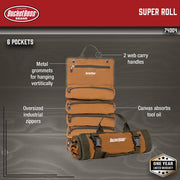 Bucket Boss - Super Roll, Tool Bags - Original Series (74004) , Brown view 3