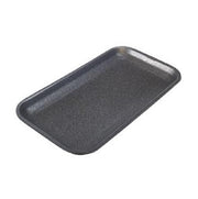 CKF 17SB, #17S Black Foam Meat Trays, Disposable Standard Supermarket Meat Poultry Frozen Food Trays, 500-Piece Bundle