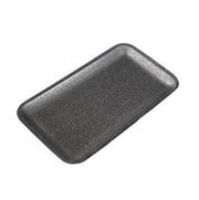 CKF 10SB, #10S Black Foam Meat Trays, Disposable Standard Supermarket Meat Poultry Frozen Food Trays, 500-Piece Bundle