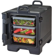 Cambro Insulated Food Pan Carrier - Hotbox and Food Warmer for Catering & Transport - Front Load UPC300 Series (Black)