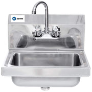 Commercial Stainless Steel Wall-Mount Hand Sink 12 x 12 - NSF