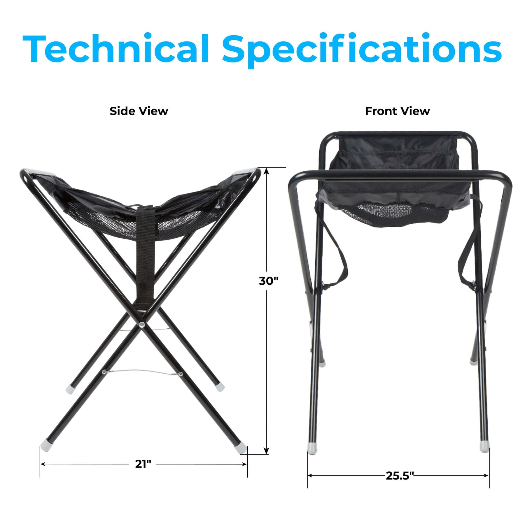Koala Kare Infant Seat Kradle – Secure, Table-Height Infant Carrier Holder with Tubular Steel Legs, Foldable & Compact Design, Machine-Washable Mesh (Model KB115-02) view 6