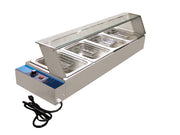OMCAN 18270 4 Well pan Kettle Professional Bain Marie Buffet Food Warmer Server