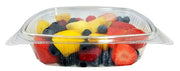 Koda Cup 24 oz. (3/4 Size Quart) RPET Clear Plastic Hinged Lid Deli Meal Prep Fruit Salad Display Food Storage Containers 100% BPA Free (Pack of 200)