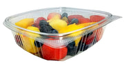 Koda Cup 24 oz. (3/4 Size Quart) RPET Clear Plastic Hinged Lid Deli Meal Prep Fruit Salad Display Food Storage Containers 100% BPA Free (Pack of 200) view 2