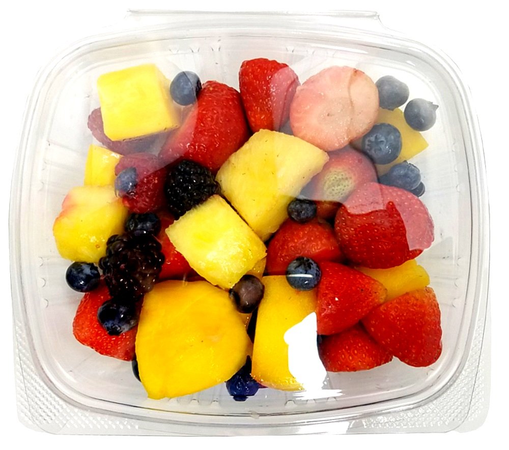 Koda Cup 24 oz. (3/4 Size Quart) RPET Clear Plastic Hinged Lid Deli Meal Prep Fruit Salad Display Food Storage Containers 100% BPA Free (Pack of 200) view 6