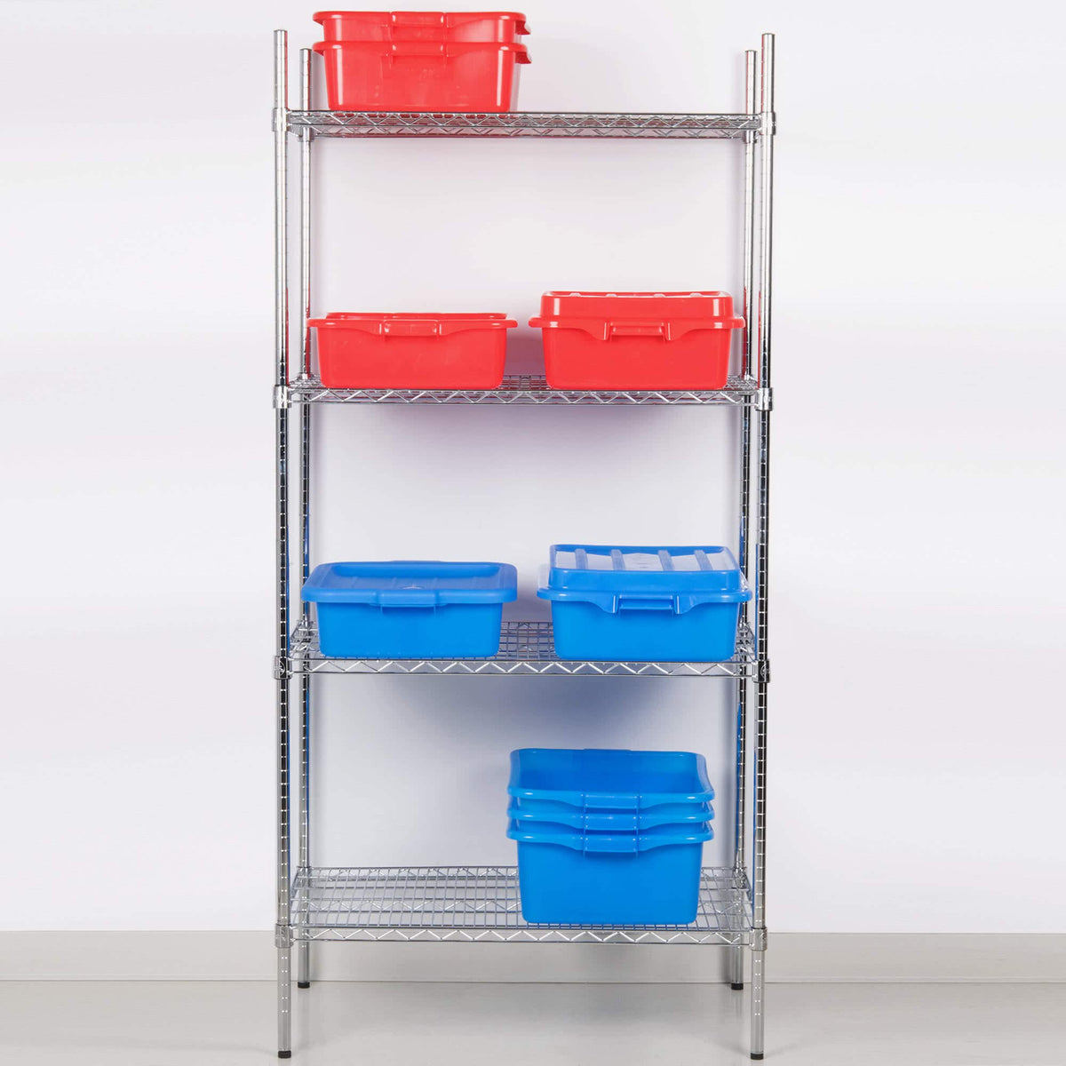 Commercial Chrome Wire Shelving 14 x 48 - NSF (2 Shelves) view 5