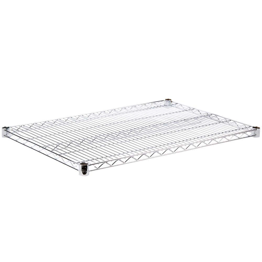Commercial Chrome Wire Shelving 24 x 48 - NSF (2 Shelves) view 4