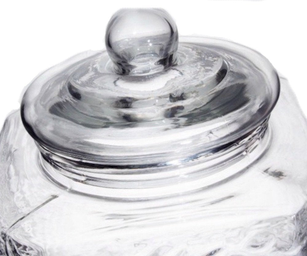 5 Gallon Glass Beverage Dispenser with Spigot Clear Modern Large Serveware view 2