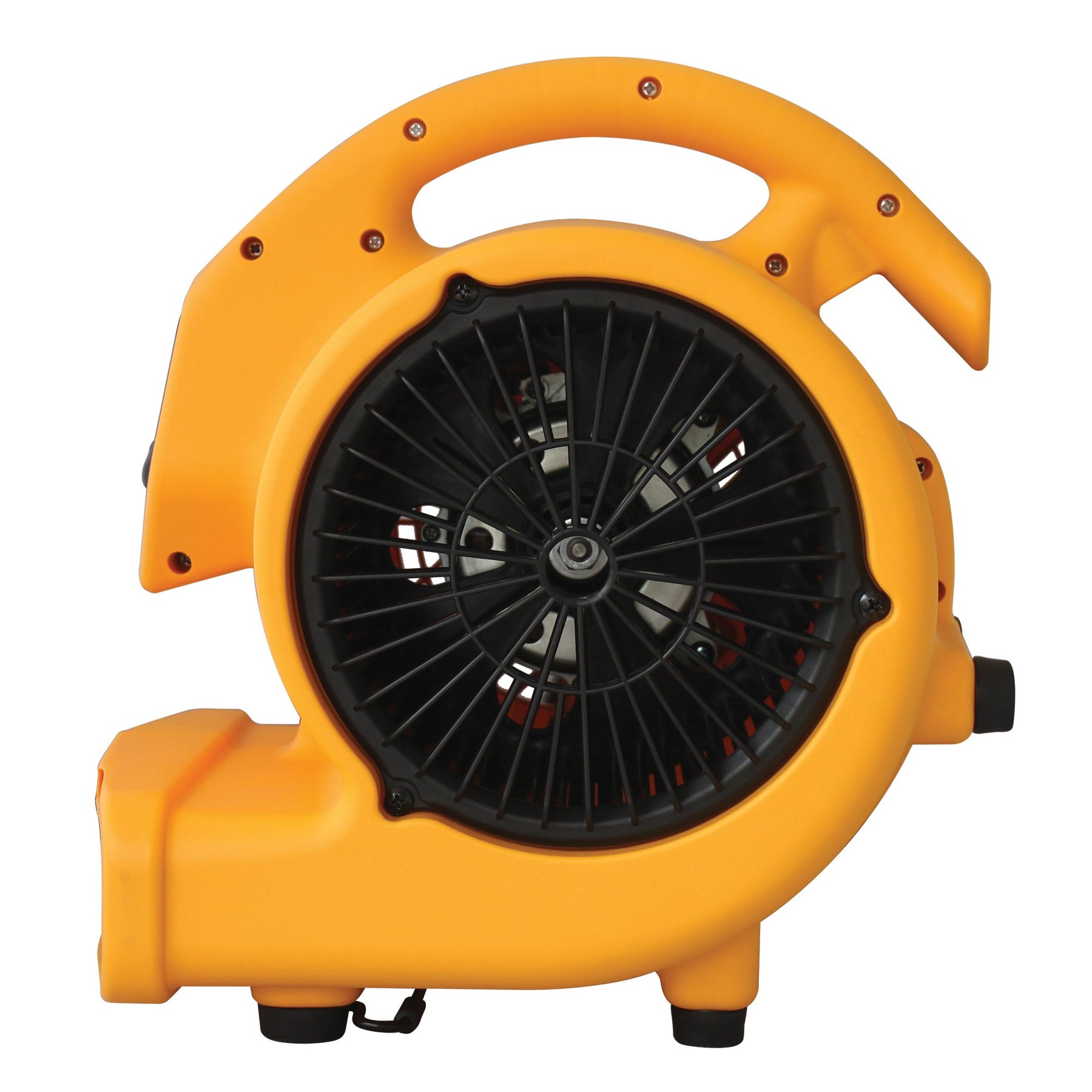 XPOWER P-130A Mini Mighty 1/5 HP 800 CFM Centrifugal Air Mover, Carpet Dryer, Floor Fan, Blower, Stackable, Daisy Chain, for Water Damage Restoration, Janitorial, Plumbing, Home Use,Yellow view 4