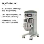Hobart HL662-1STD 200-240/50/60/3/1 Mixer; with bowl view 3