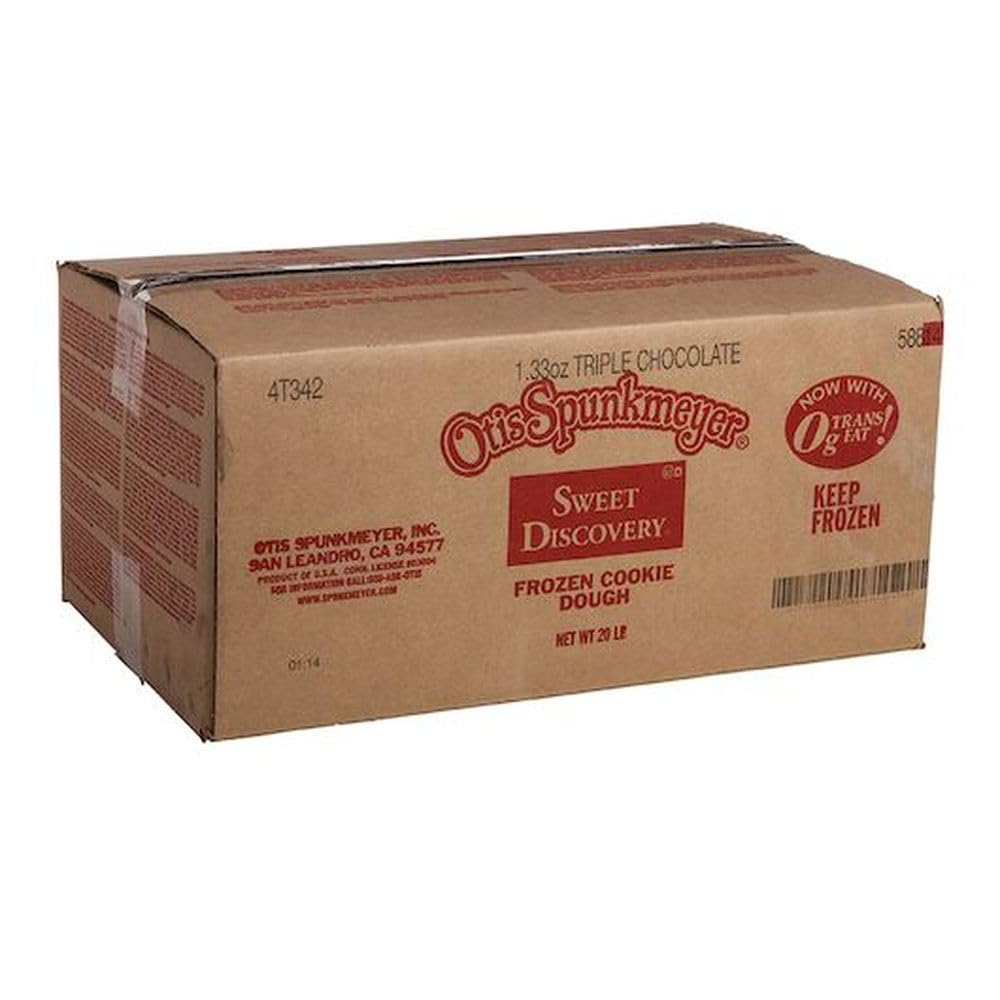 Otis Spunkmeyer Sweet Discovery Triple Chocolate Frozen Cookie Dough, 1.33 oz Pre-Portioned, Bulk 240 Count for Food Service view 6