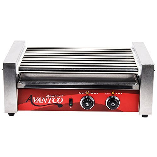 Tabletop king RG1824 Hot Dog Roller Grill - 9 Rollers - 24 Hot Dog Capacity (120V)