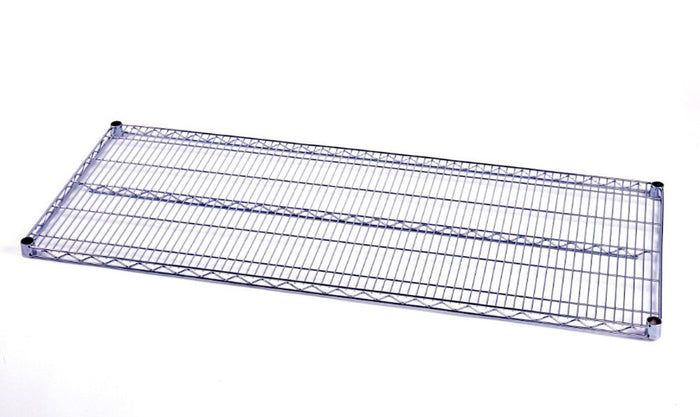 8 ea Metro chrome wire shelves 18”x48”L