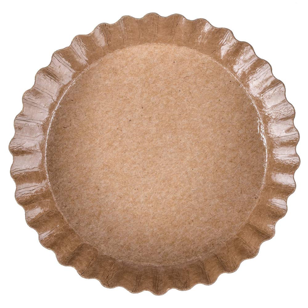 SOLUT! 91068 Fluted Wall Round Baking Cup, 5.7 oz. Capacity, 4" Diameter x 1-1/8" Depth, Paper, Kraft/Brown (Pack of 1200) view 2