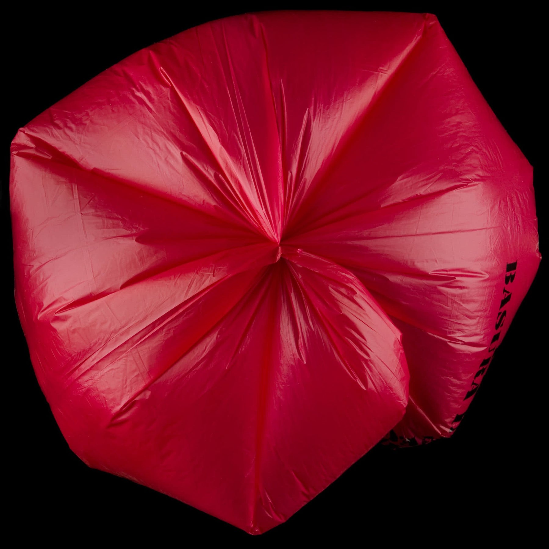 Red Isolation Infectious Waste Bag/Biohazard Bag High Density 17 Microns - 200/Case 40-45 Gallon 40" x 48" By TableTop King view 2
