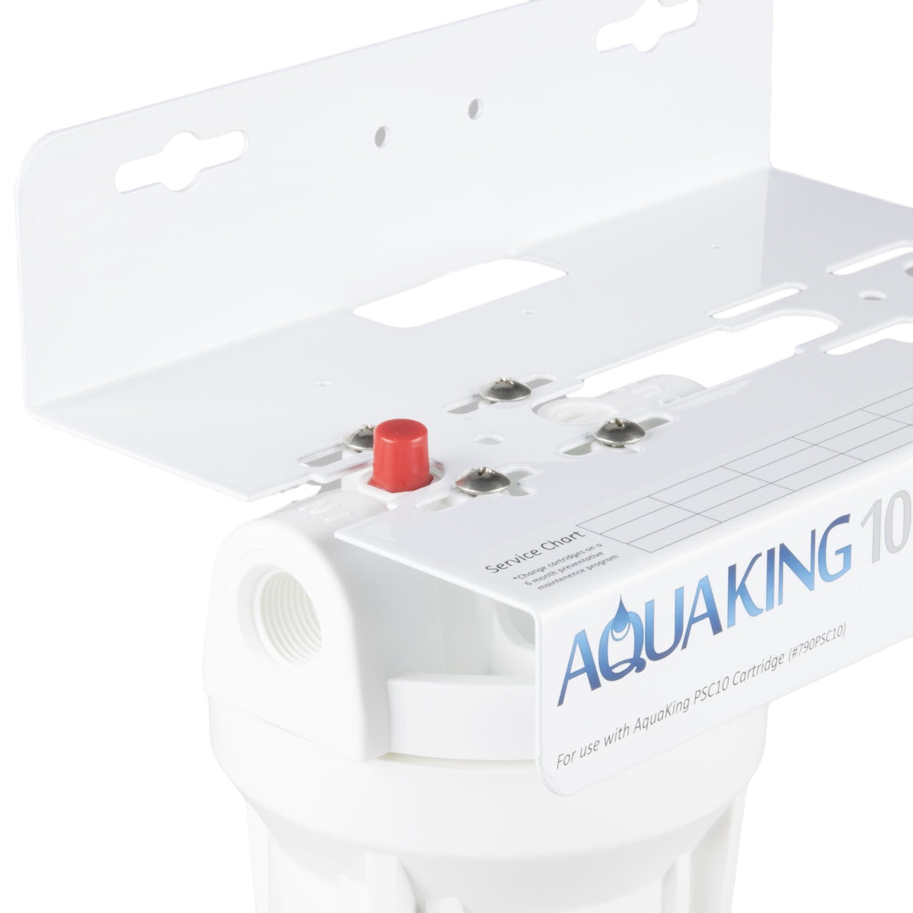 Aquaking 10 Single Cartridge Ice Machine Water Filtration System - 3 GPM - 25 Micron view 5