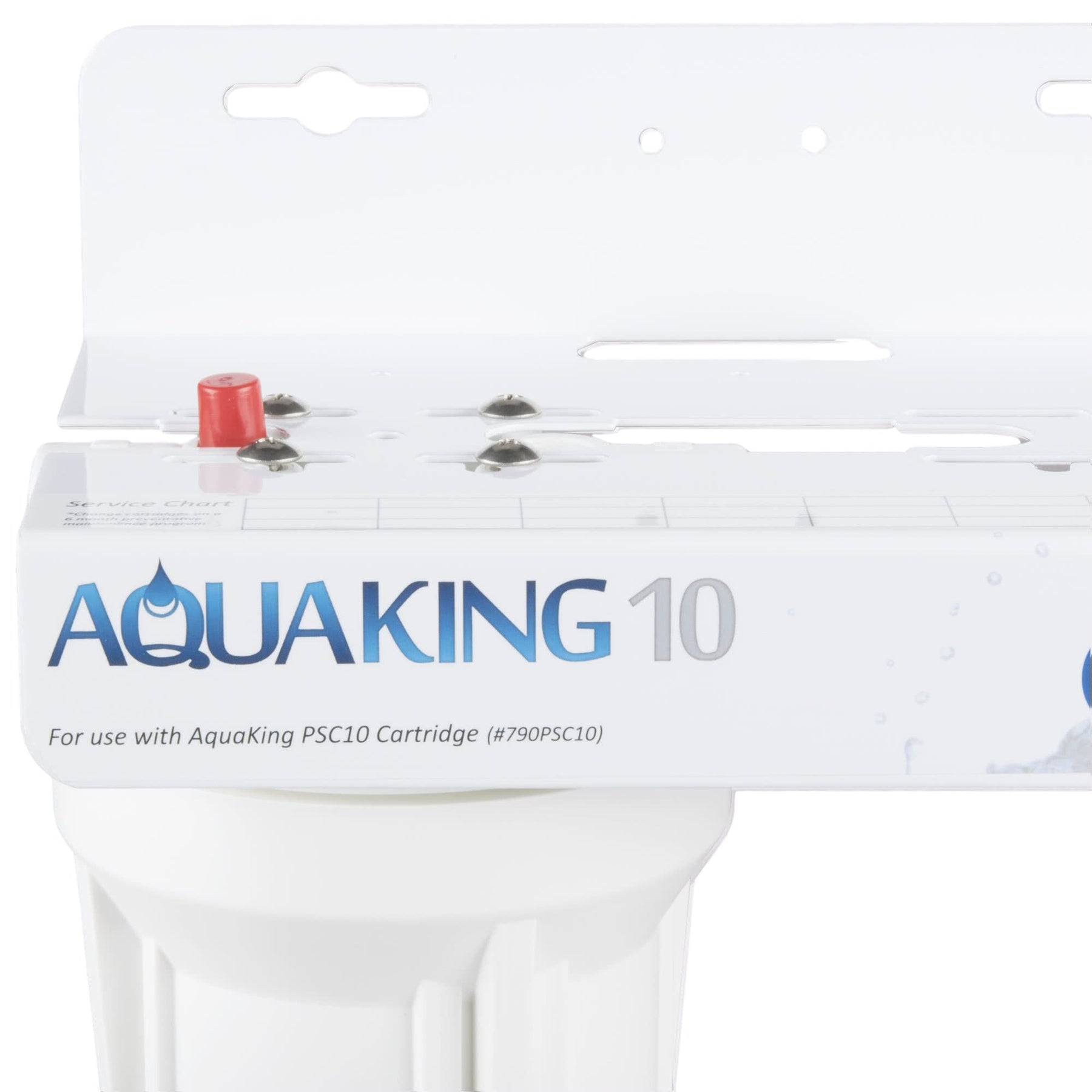 Aquaking 10 Single Cartridge Ice Machine Water Filtration System - 3 GPM - 25 Micron view 6