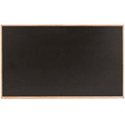 TableTop King OC4872B 48" x 72" Black Solid Oak Wood Frame Slate Composition Chalkboard