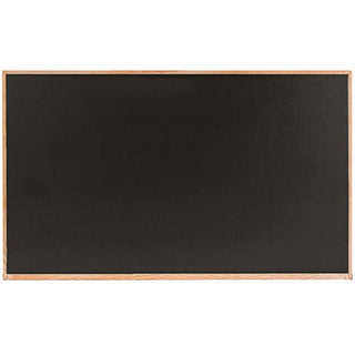 TableTop King OC4872B 48" x 72" Black Solid Oak Wood Frame Slate Composition Chalkboard