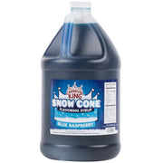 Snow Cone Syrup, Flavored Syrup for Snow Cones and Shaved Ice (Blue Raspberry, 4/Case)
