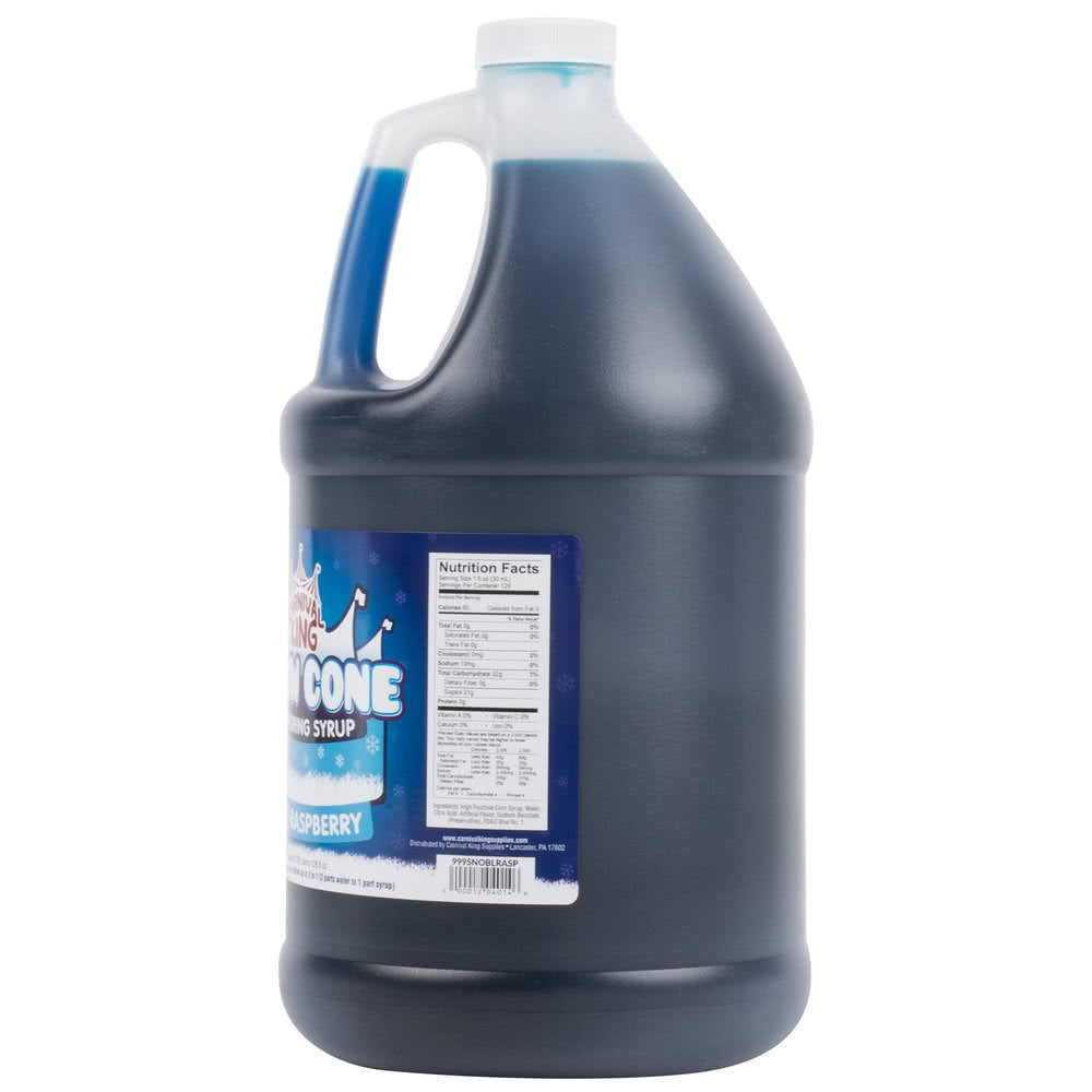 Snow Cone Syrup, Flavored Syrup for Snow Cones and Shaved Ice (Blue Raspberry, 4/Case) view 2