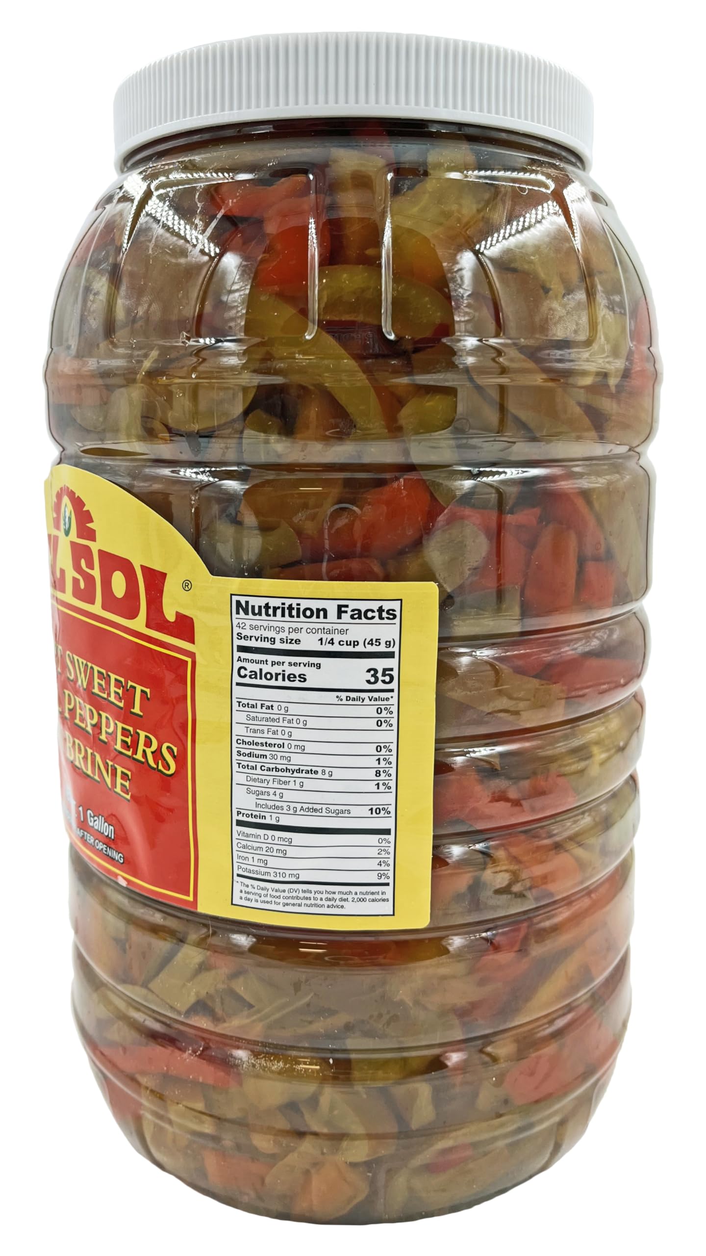 Del Sol Cut Sweet Bell Peppers in Brine (1 Gallon) view 3