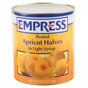 TableTop King #10 Can Peeled Apricot Halves in Light Syrup - 6/Case