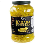 TableTop King Mild Banana Pepper Rings 1 Gallon - 4/Case