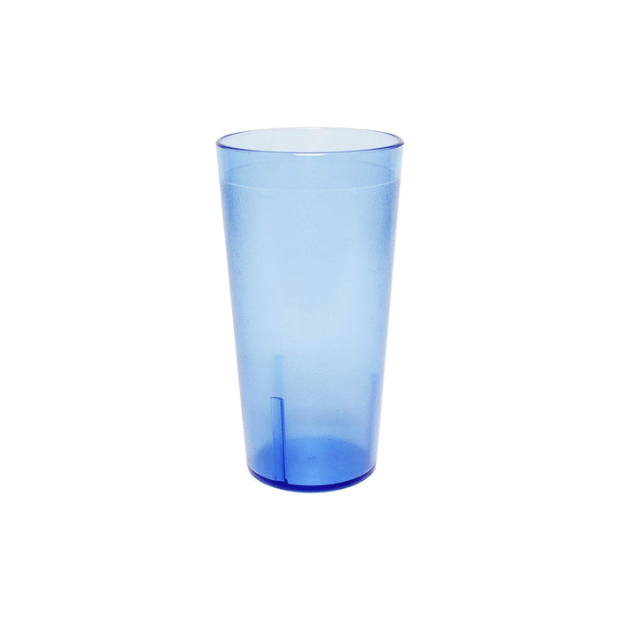 Thunder Group PLTHTB012B Tumbler, 12 oz., Textured Exterior, Scratch and Impact Resistant, Stackable, Dishwasher Safe, Plastic, Blue, Pack of 12