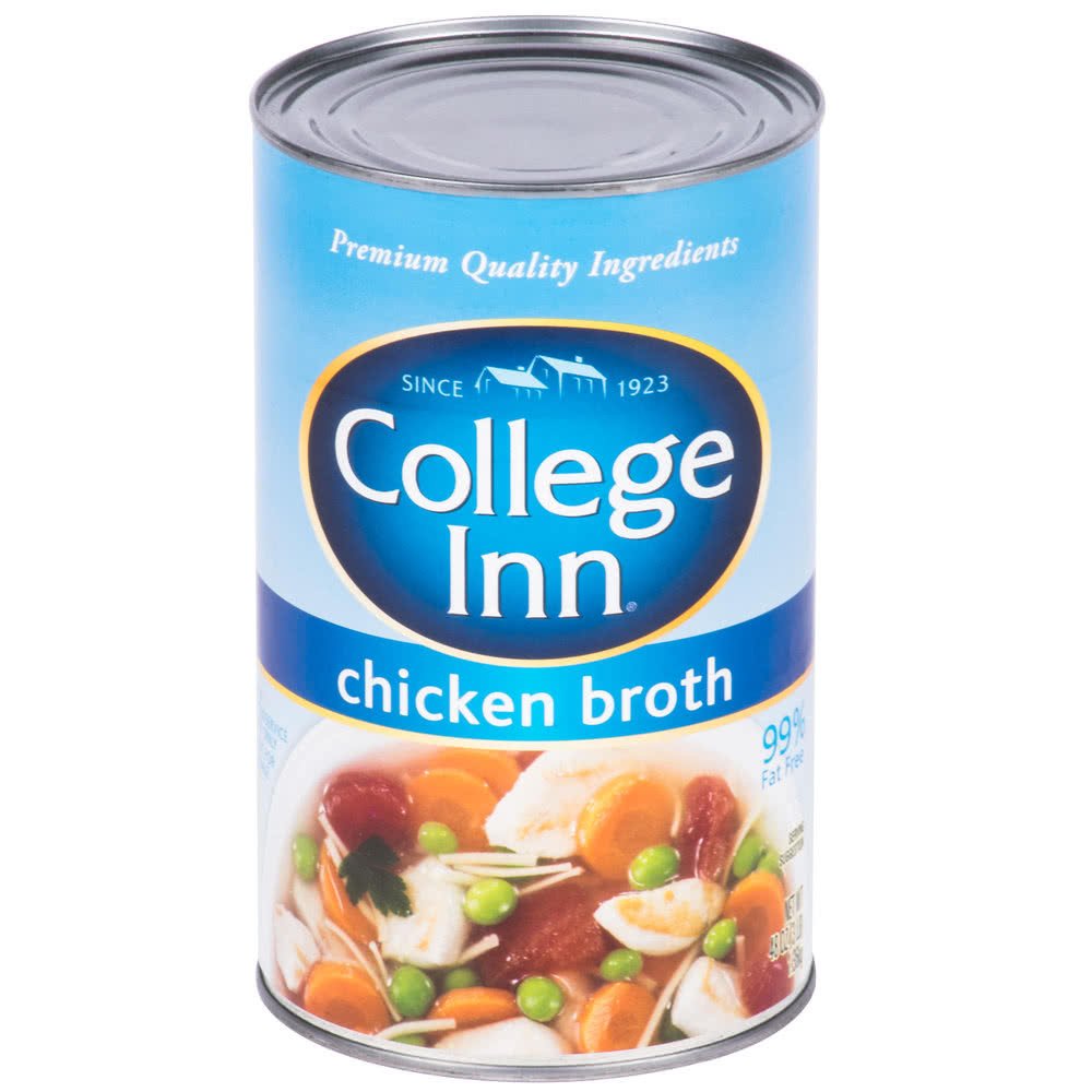 College Inn 48 oz. Can Chicken Broth - 12/Case By TableTop King view 2
