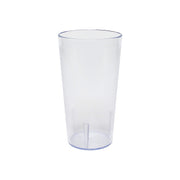 Thunder Group PLTHTB012C Tumbler, 12 oz., Textured Exterior, Scratch and Impact Resistant, Stackable, Dishwasher Safe, Plastic, Clear, Pack of 12