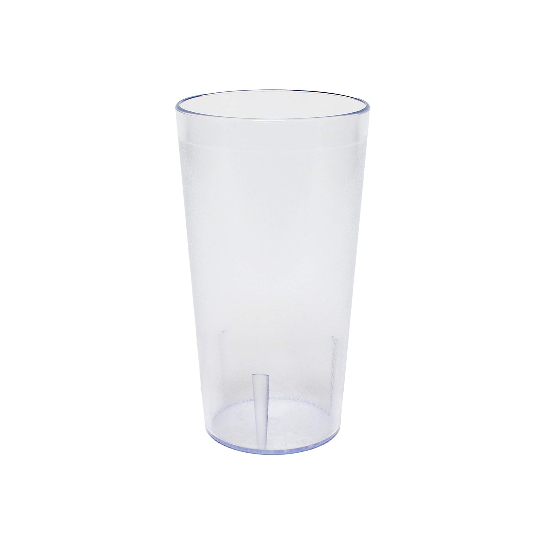 Thunder Group PLTHTB012C Tumbler, 12 oz., Textured Exterior, Scratch and Impact Resistant, Stackable, Dishwasher Safe, Plastic, Clear, Pack of 12
