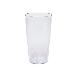 Thunder Group PLTHTB012C Tumbler, 12 oz., Textured Exterior, Scratch and Impact Resistant, Stackable, Dishwasher Safe, Plastic, Clear, Pack of 12